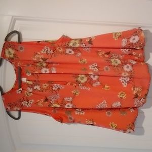 Floral Bubbletop Blouse
